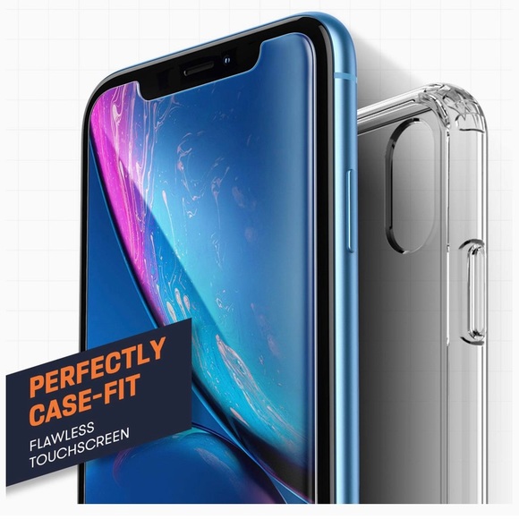 Screen Protector, Tempered Glass Film Apple iPhone 11 or iPhone XR, 3-Pack Clear - Picture 6 of 12